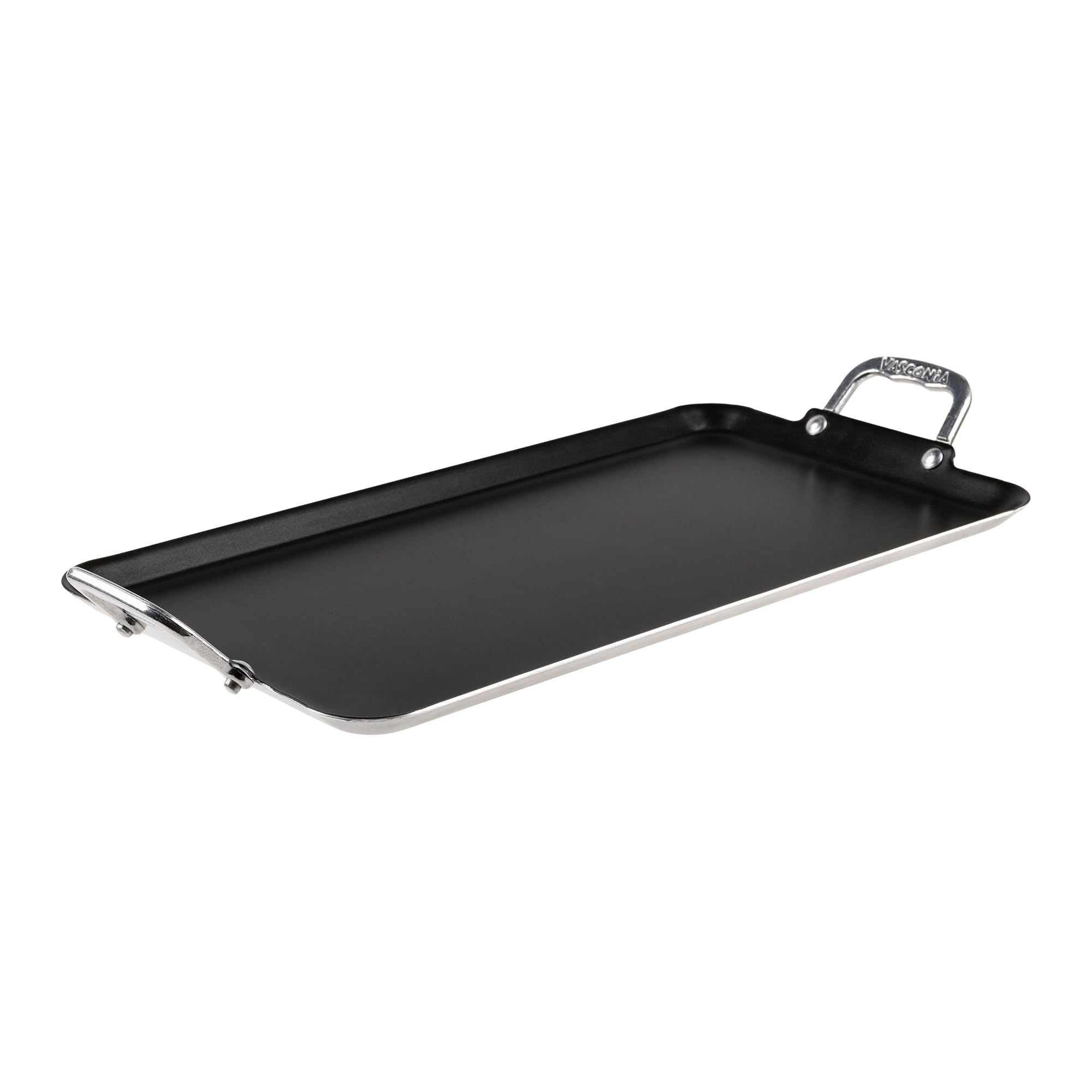 Vasconia riveted handles detail showcasing sturdy grip and durable construction