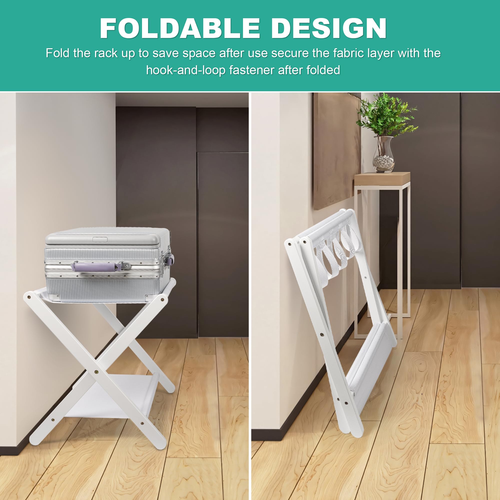 VASMIA folded flat for storage demonstrating compactness and space saving