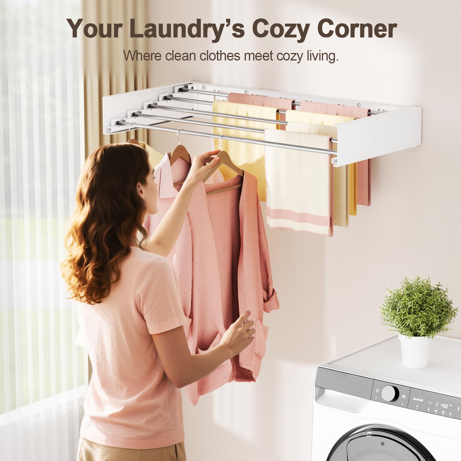 vasunray folded flat profile on wall keeps room tidy