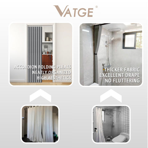 Vatge used as bedroom divider to create privacy and separate zones