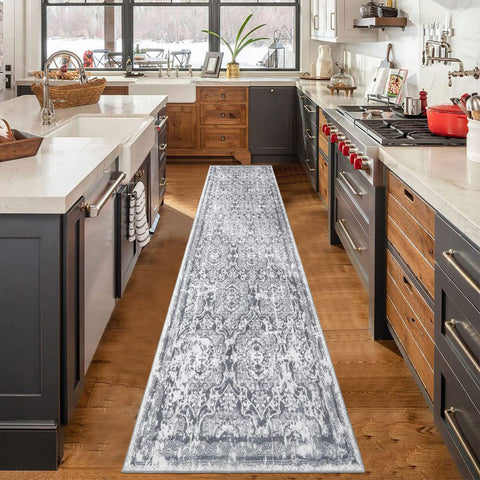 Vaukki rug folded for machine wash illustrating easy-care benefit