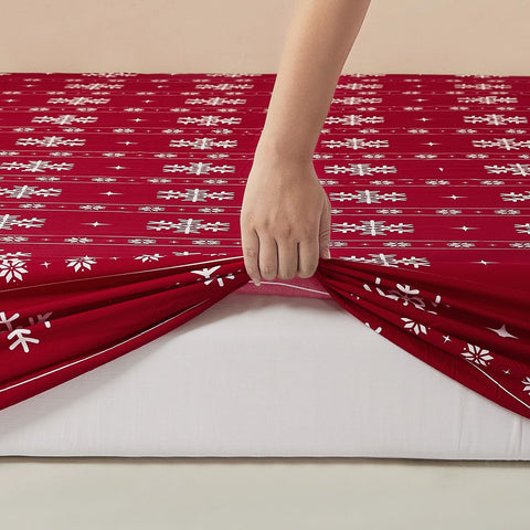 Vaulia flat sheet spread on bed illustrating seasonal style and comfort benefit