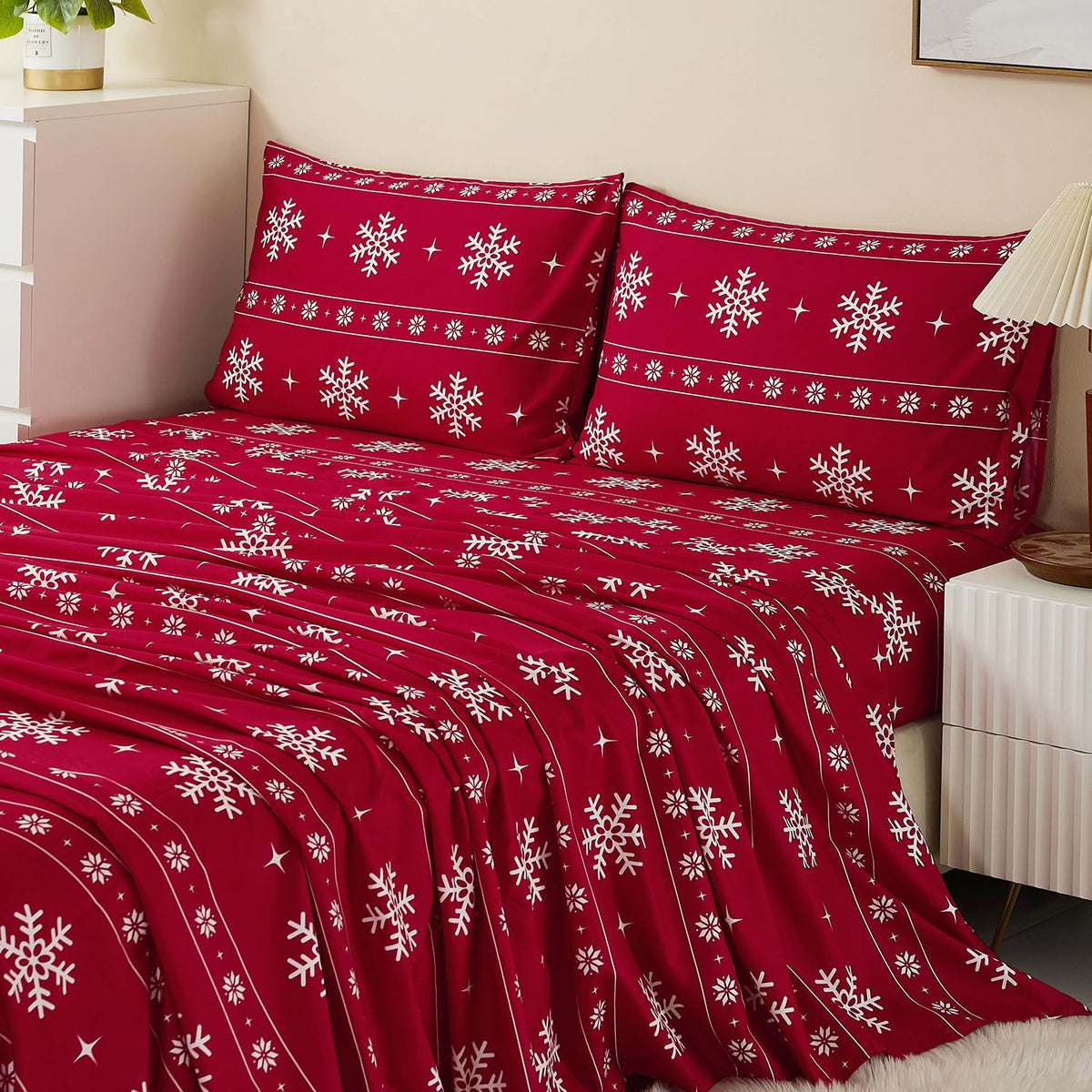Vaulia packaging front view shows festive design and complete set benefits