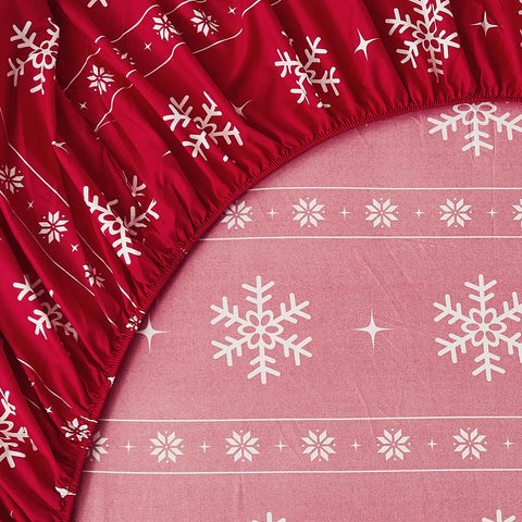 Vaulia sheets on mattress for scale showing deep pocket fit advantage