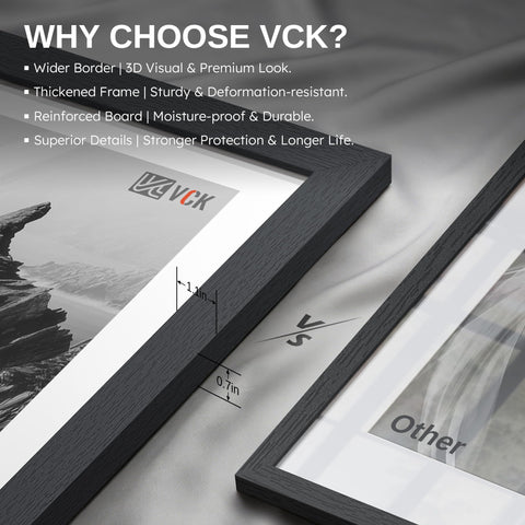 VCK back hardware image showing pre-installed metal hanger for easy mounting