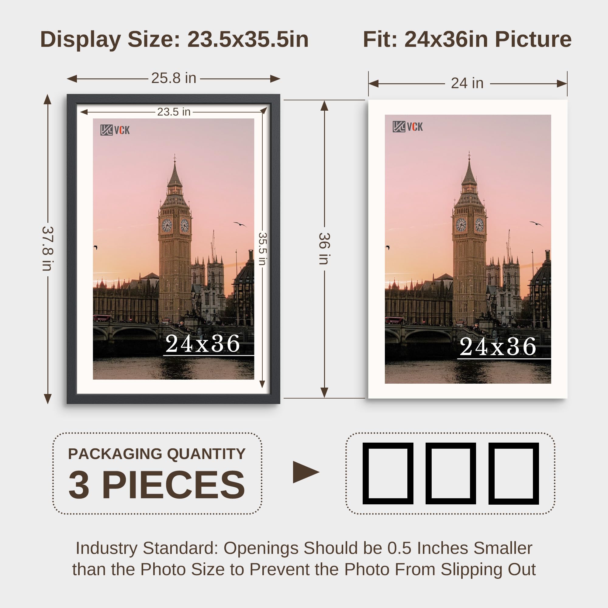 VCK close-up of HD Perspex glazing offering clear view and scratch resistance