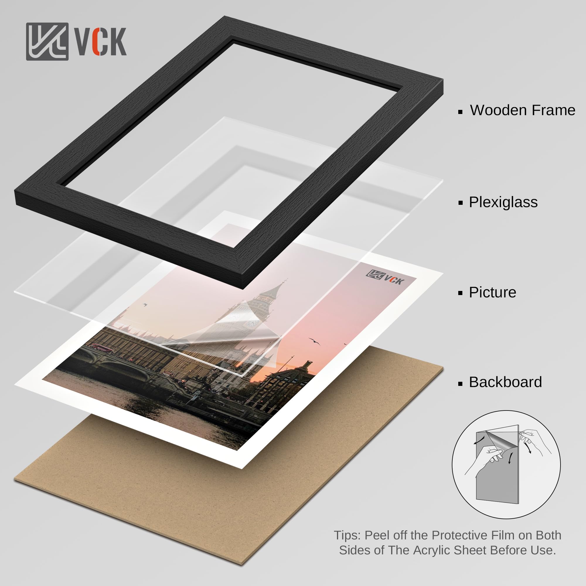 VCK framed prints in a wall gallery demonstrating cohesive style and balance