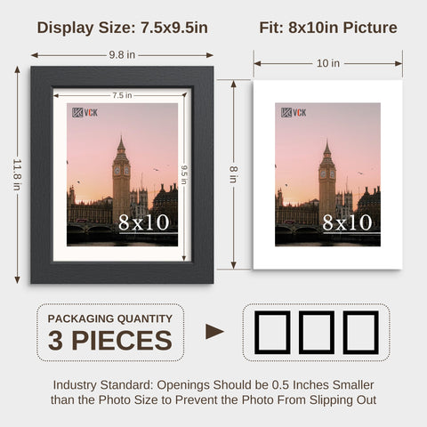 VCK clear HD plexiglass front displaying sharp image clarity and safe protection