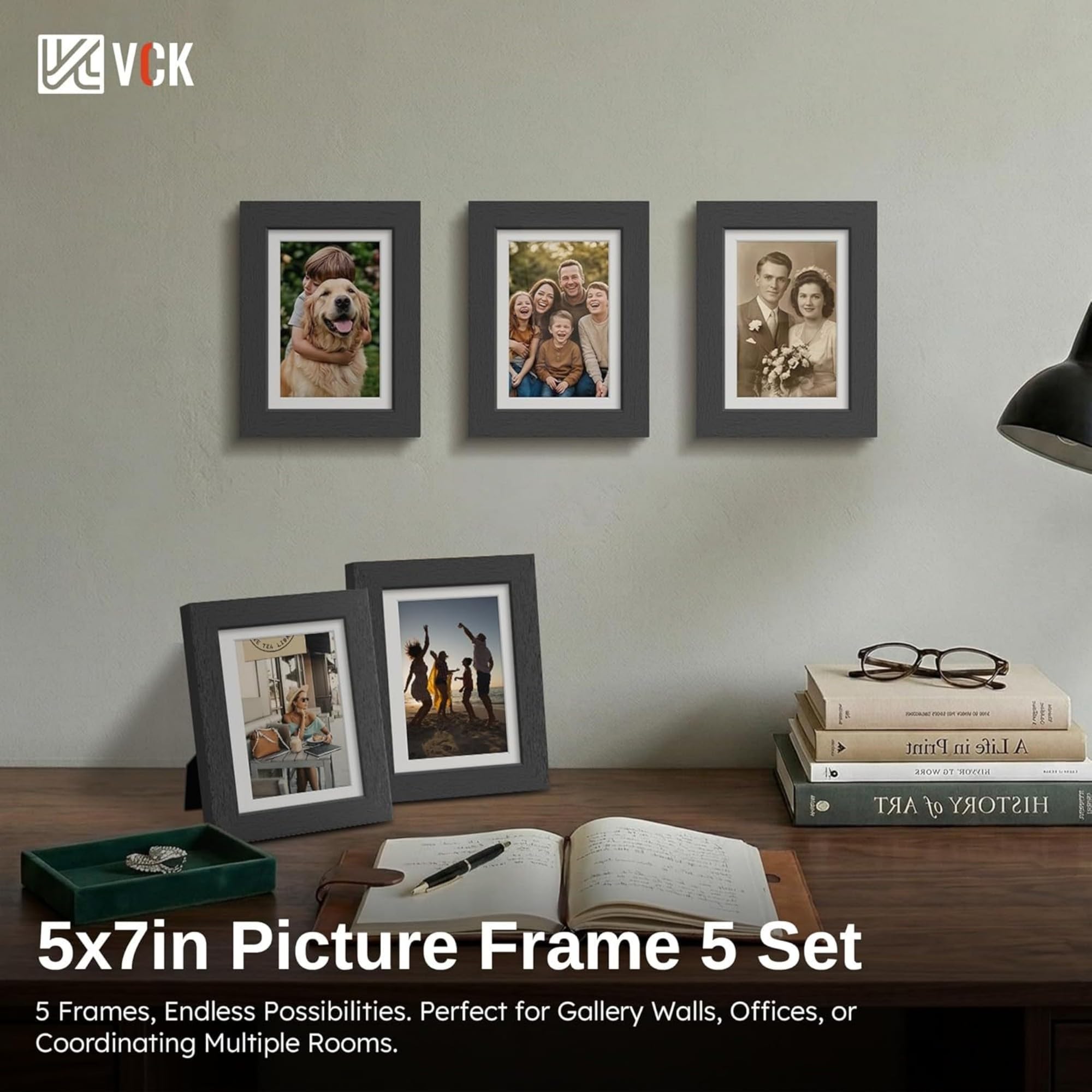VCK frame held in hand to show size and portability advantage