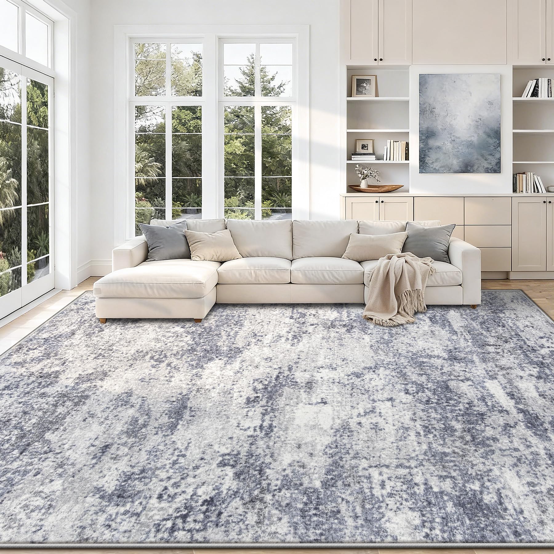 VECARF folded rug in compact packaging showing easy transport and storage