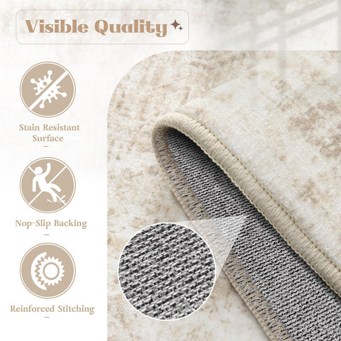 VECARF folded rug ready for storage illustrating easy transport and convenient packing