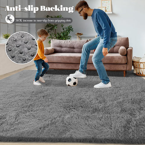 VECARF children playing on rug showing durability and family-friendly comfort