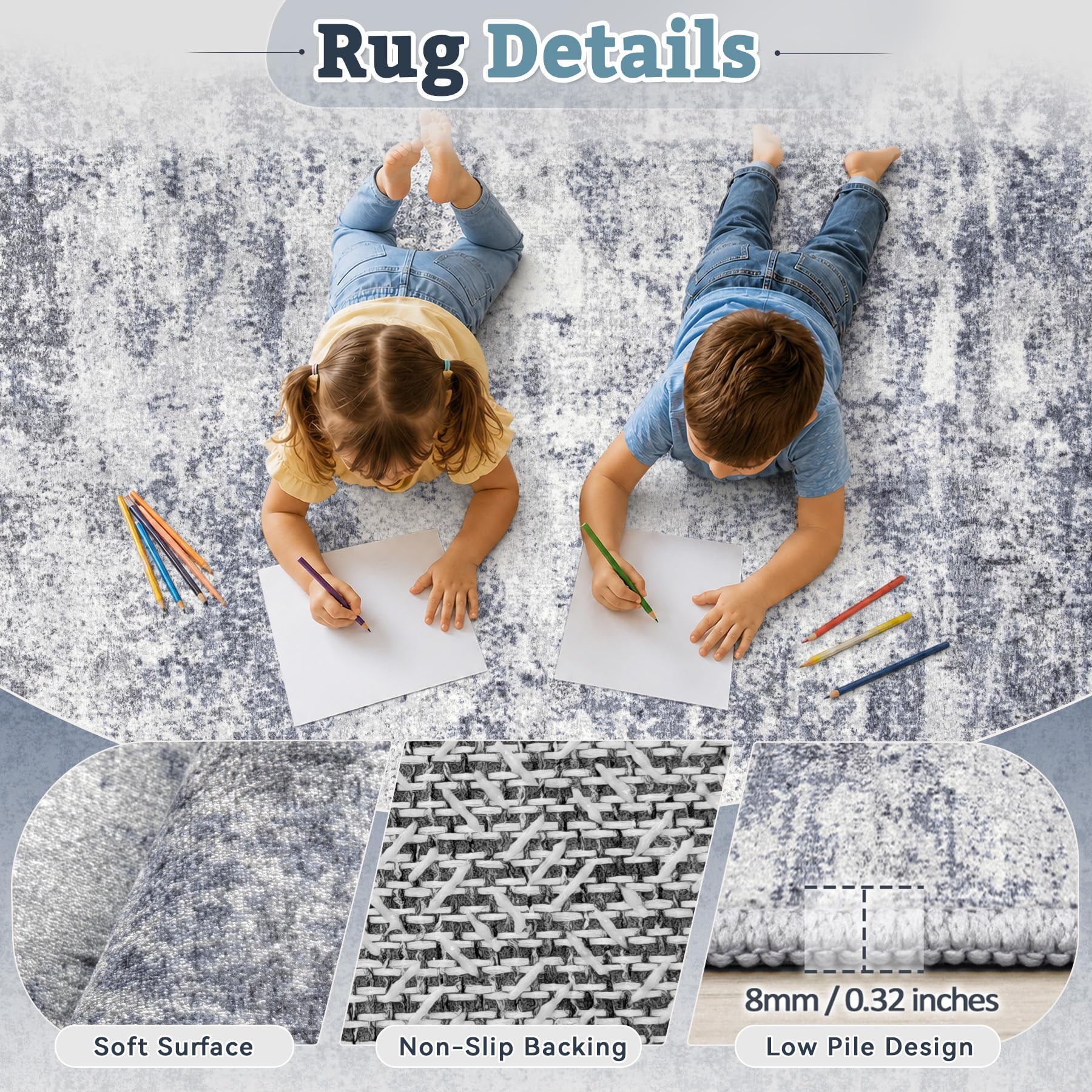 VECARF reinforced edges and stitching illustrating durable, fray-resistant finish