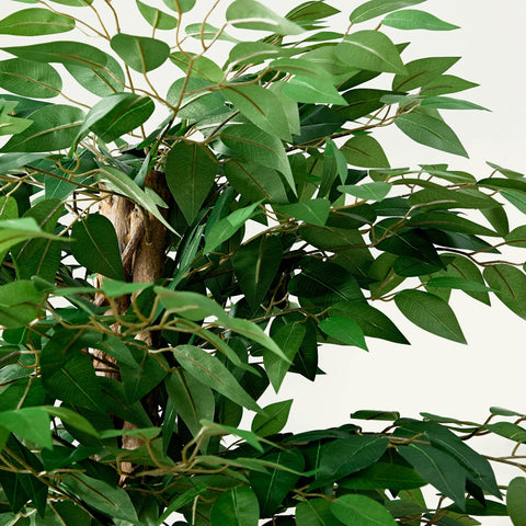 VECELO detailed silk leaves close-up showing lifelike veins and color benefit