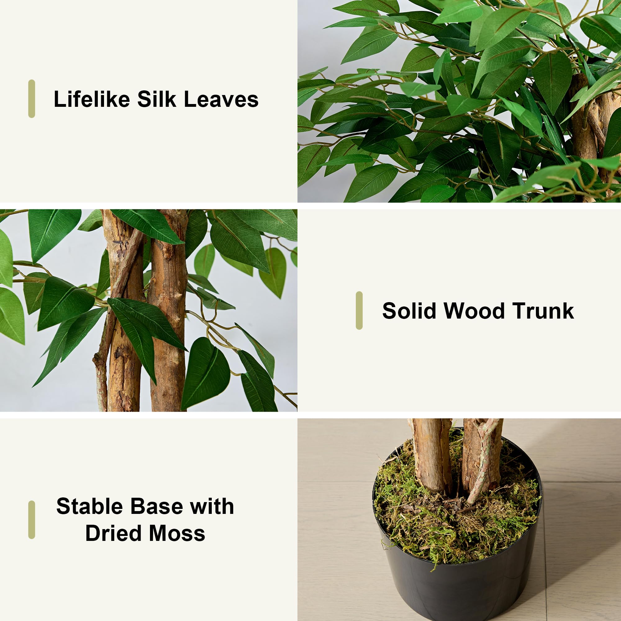 VECELO black nursery pot with weighted base offering long-term balance benefit