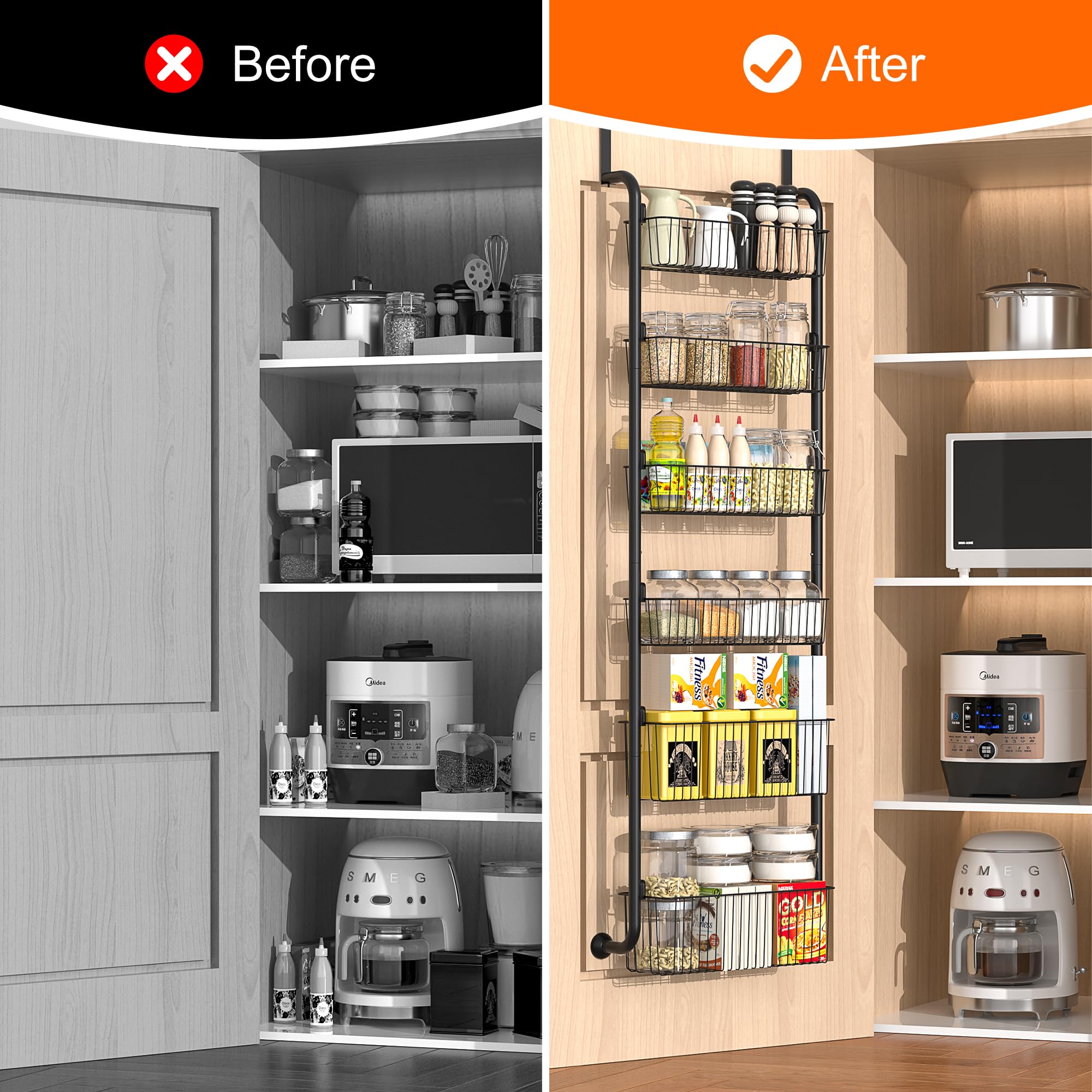 VECELO suction cup attachment close view showing reduced shelf sway