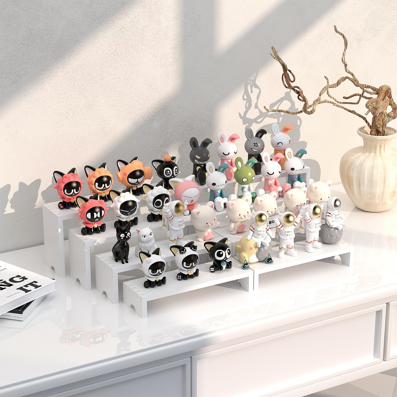 Vecxoty cupcake display demonstrating stable tiers for desserts