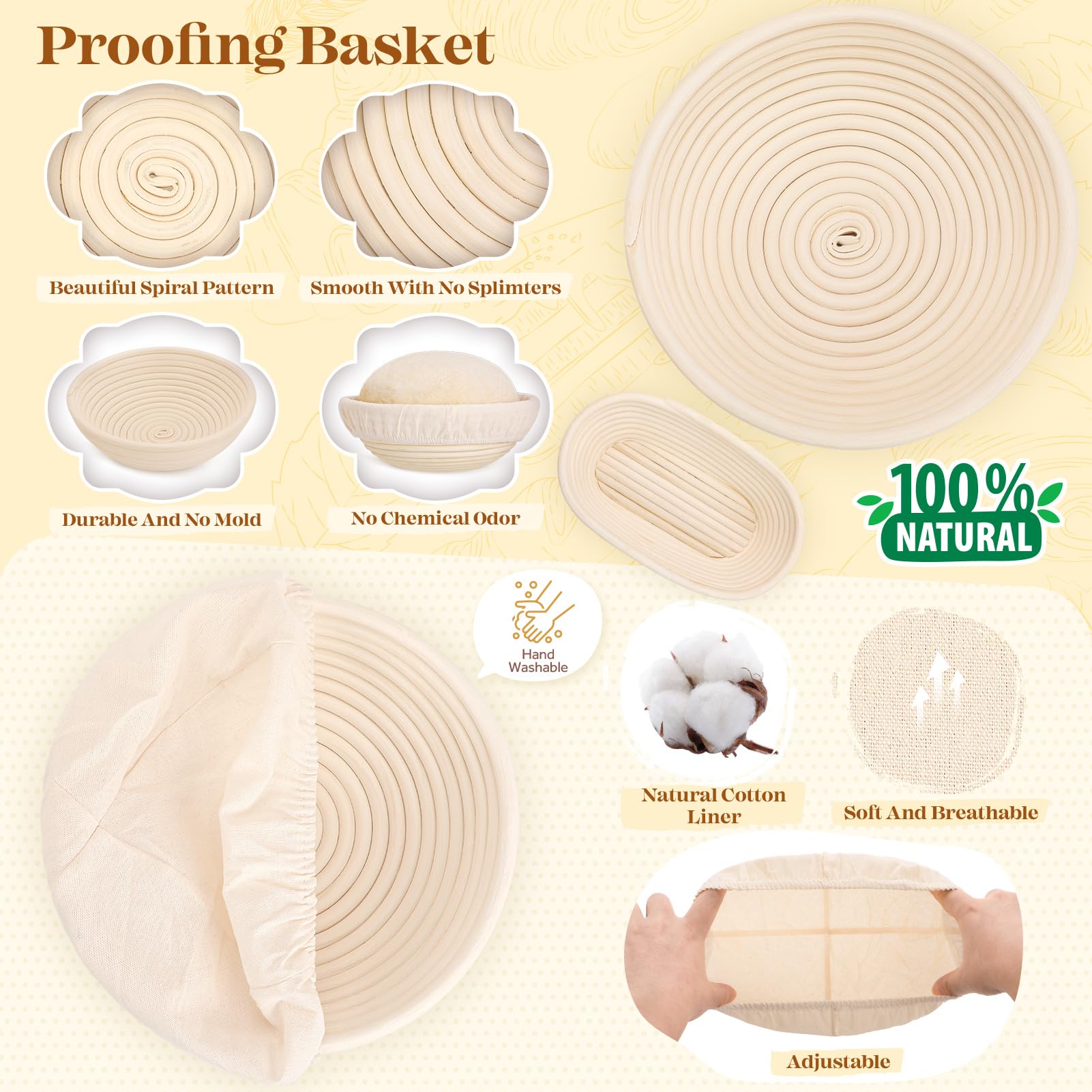 VEDALIO dough whisk and spatula in use speeding mixing and cleanup