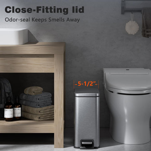 Veelesa lid close-up highlighting soft-close hinge and quiet benefit
