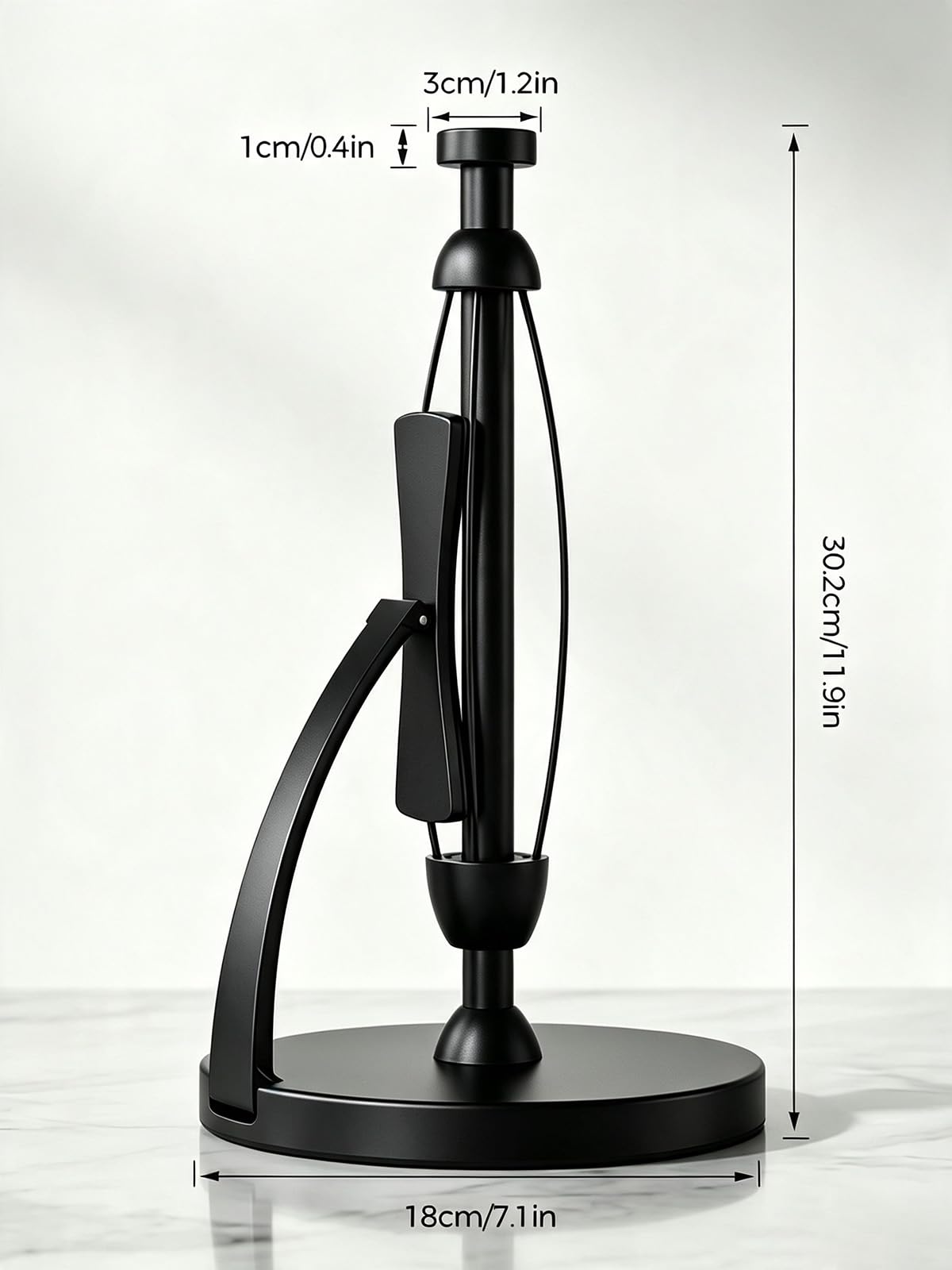 VEHHE close-up of stainless steel spindle for smooth dispensing benefit