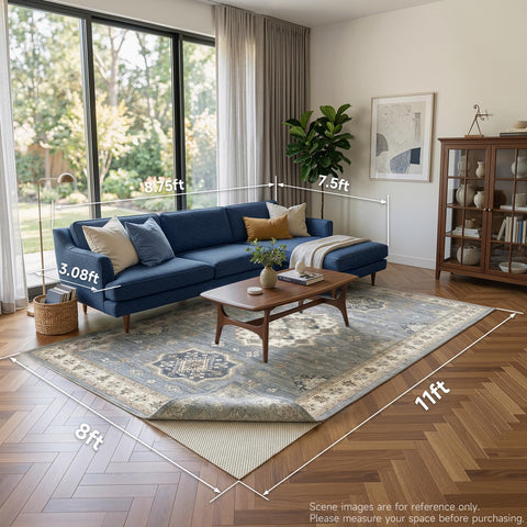 Veken pad under a futon keeping cushions stable and secure