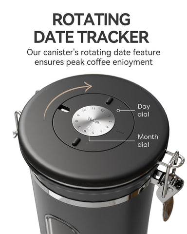 Veken internal scale line for precise coffee portions