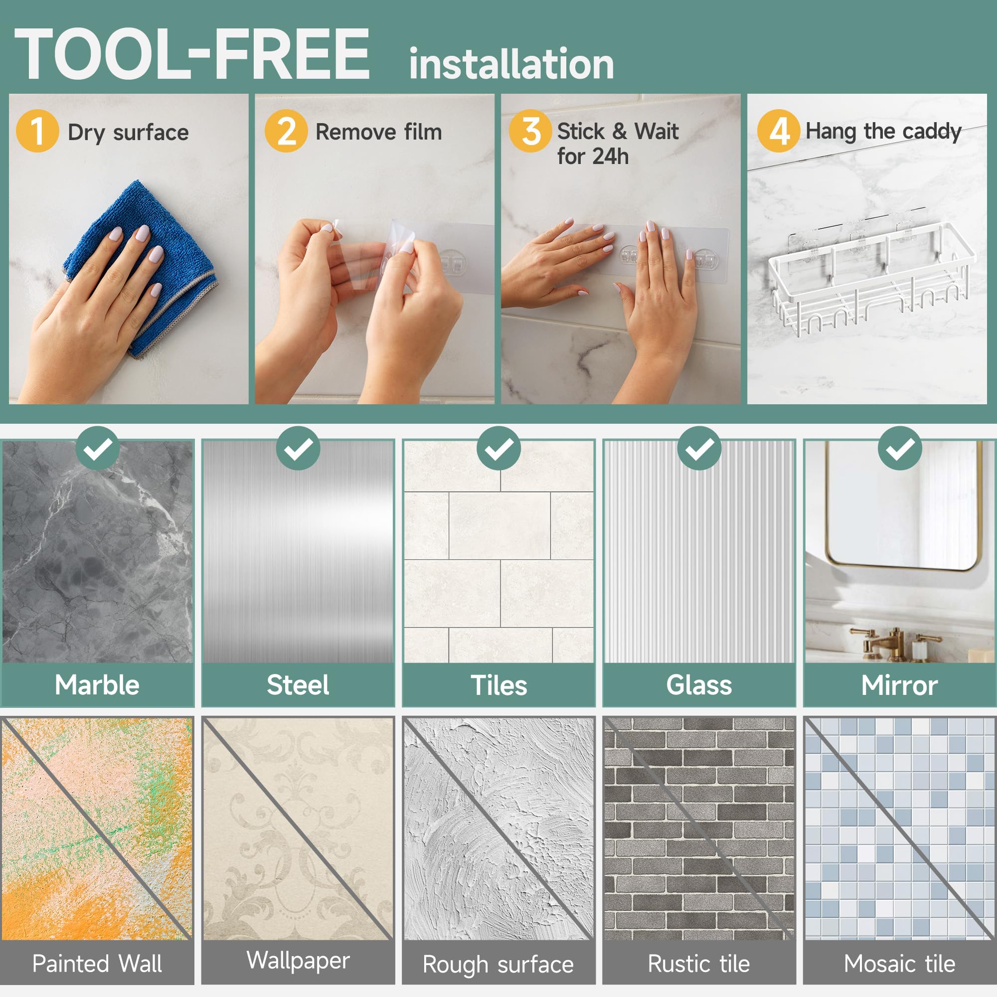 Veken packaging and included parts showing ready-to-install convenience benefit