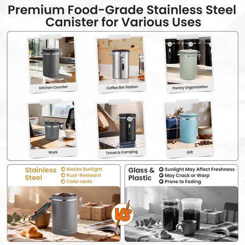 Veken stainless steel texture emphasizing durable, rust-resistant finish