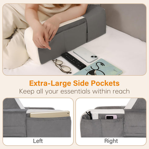 Vekkia adjustable headrest detail demonstrating customizable neck support for better sitting posture