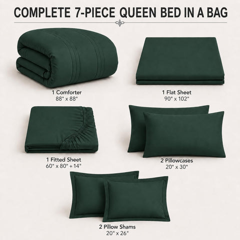 Velorose comforter styled on a bed in a bedroom setting for a polished, inviting feel