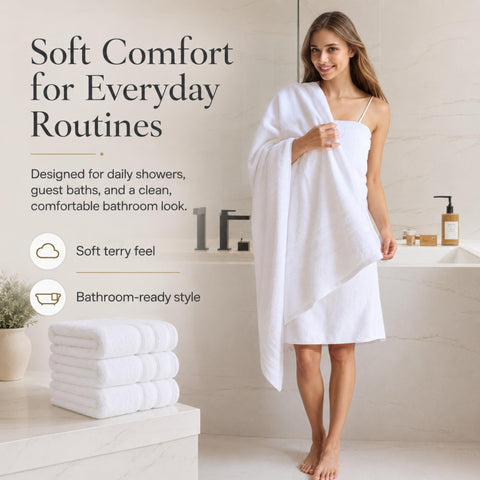 Velqora full 30x60 towel flat lay demonstrating size and coverage