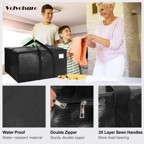 VELVETSURE backpack straps being worn for hands-free carrying and improved comfort