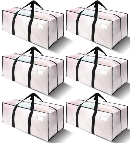 VELVETSURE front view showing full bag and strong handles for easy lifting