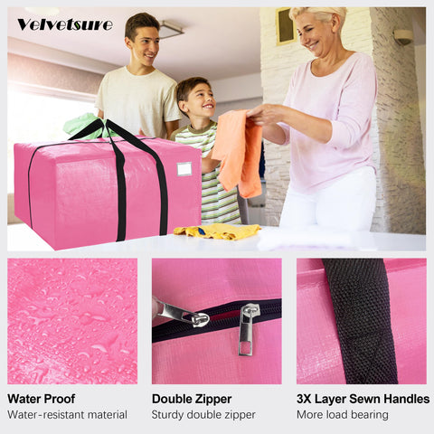 VELVETSURE wide webbing handles detail for comfortable carrying