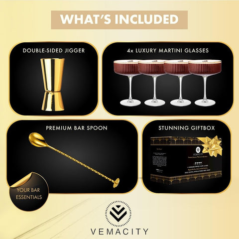 VEMACITY ribbed glass texture close-up for improved grip and visual depth benefit
