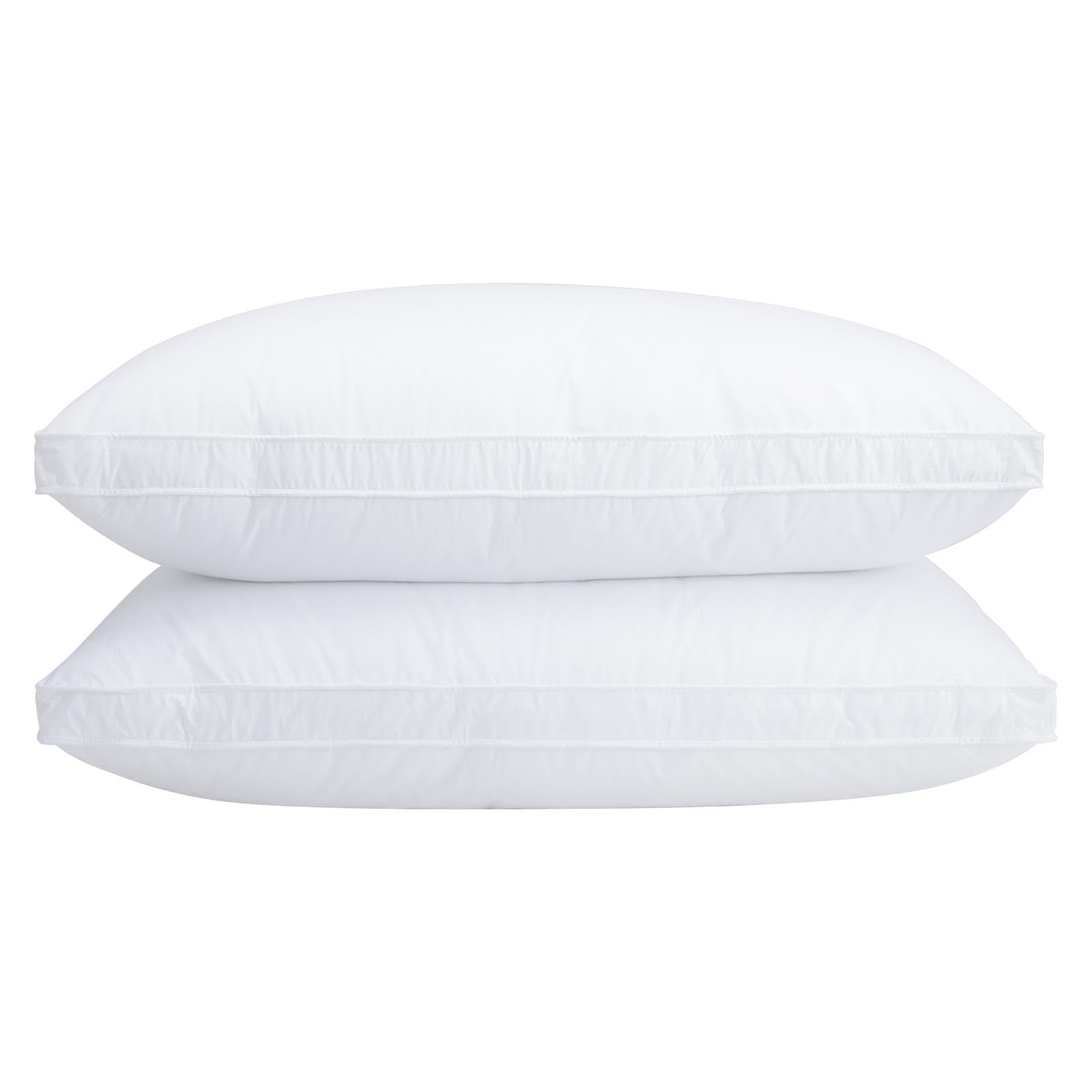 Vendare front packaging showing king pillow pair and benefit of ready luxury