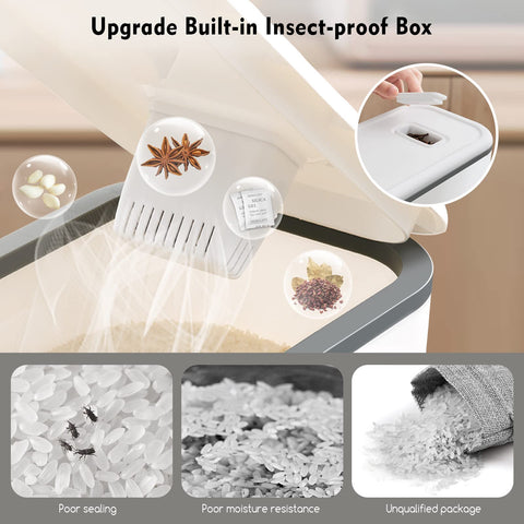 VenDotbi fresh-keeping box close-up protecting rice from moisture benefit