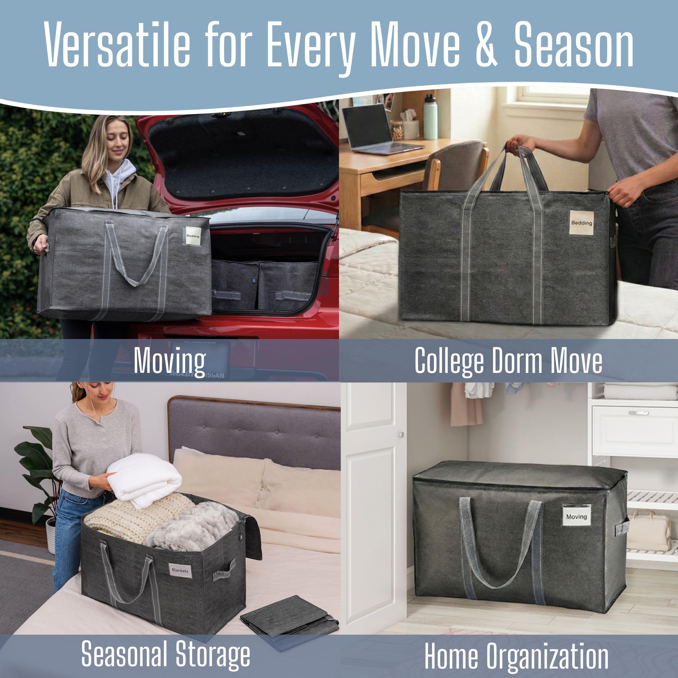 VENO open bag showing clothes inside for easy packing and access