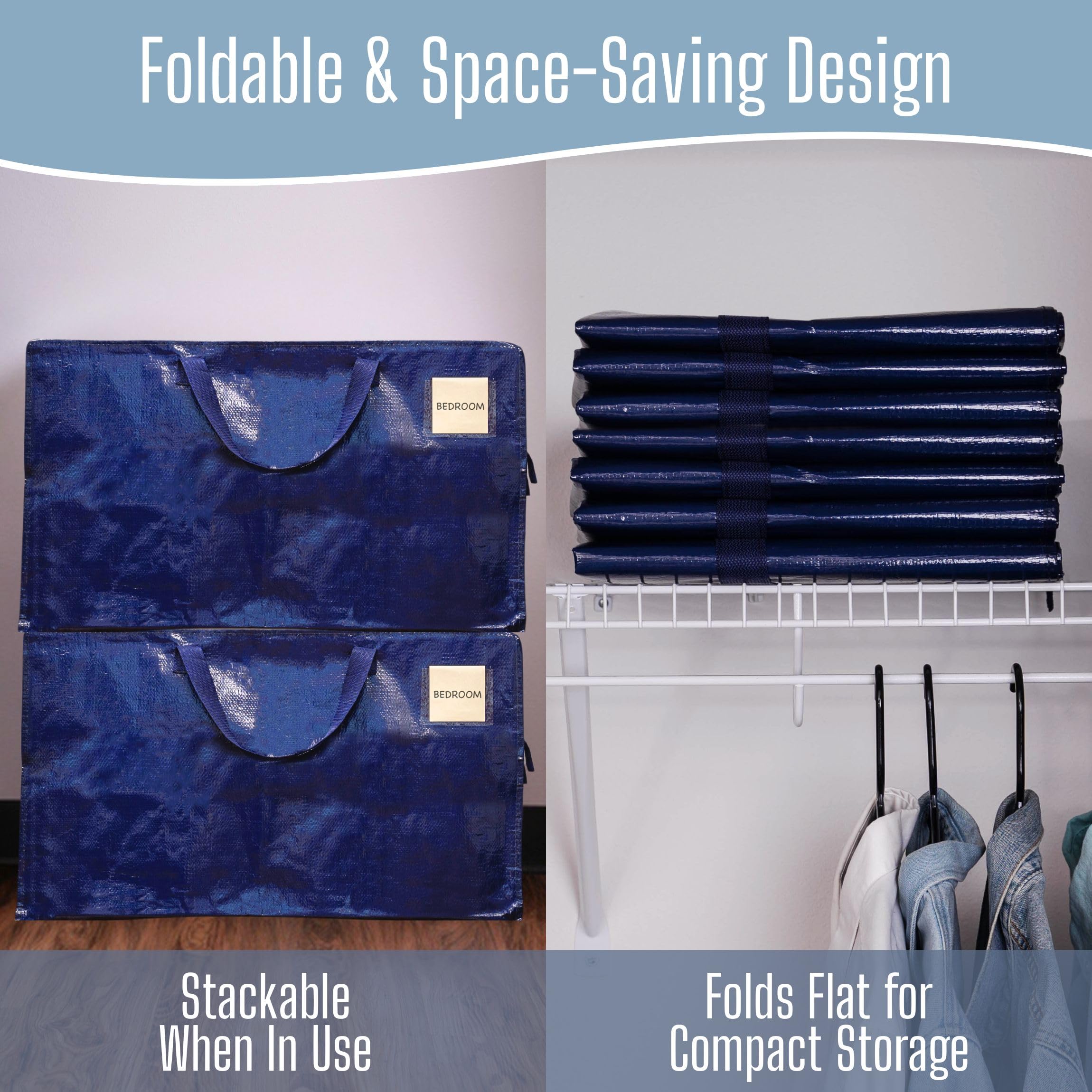 VENO tote in a dorm room setting showing convenience for campus moves