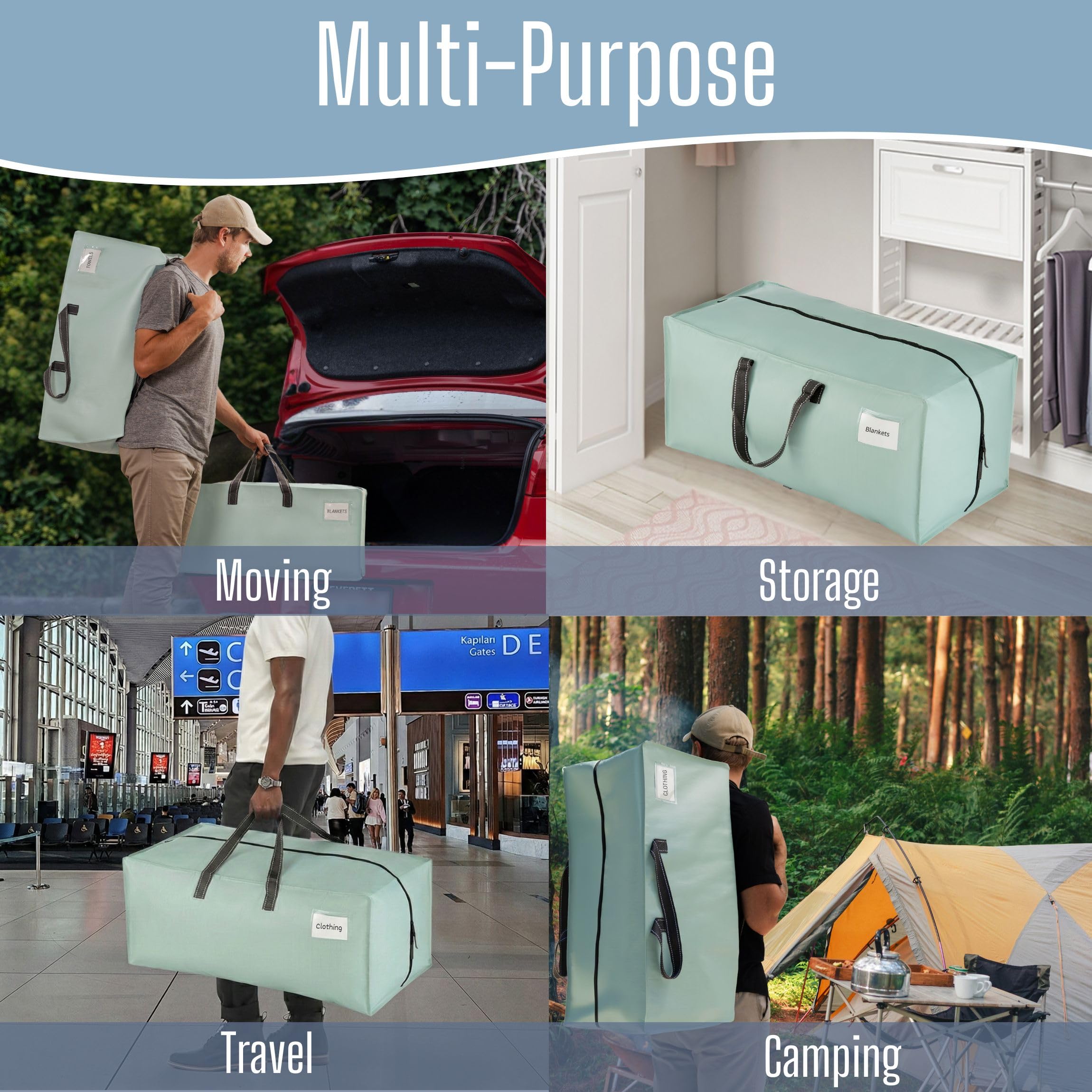 VENO folded flat for storage showing easy compact storage benefit