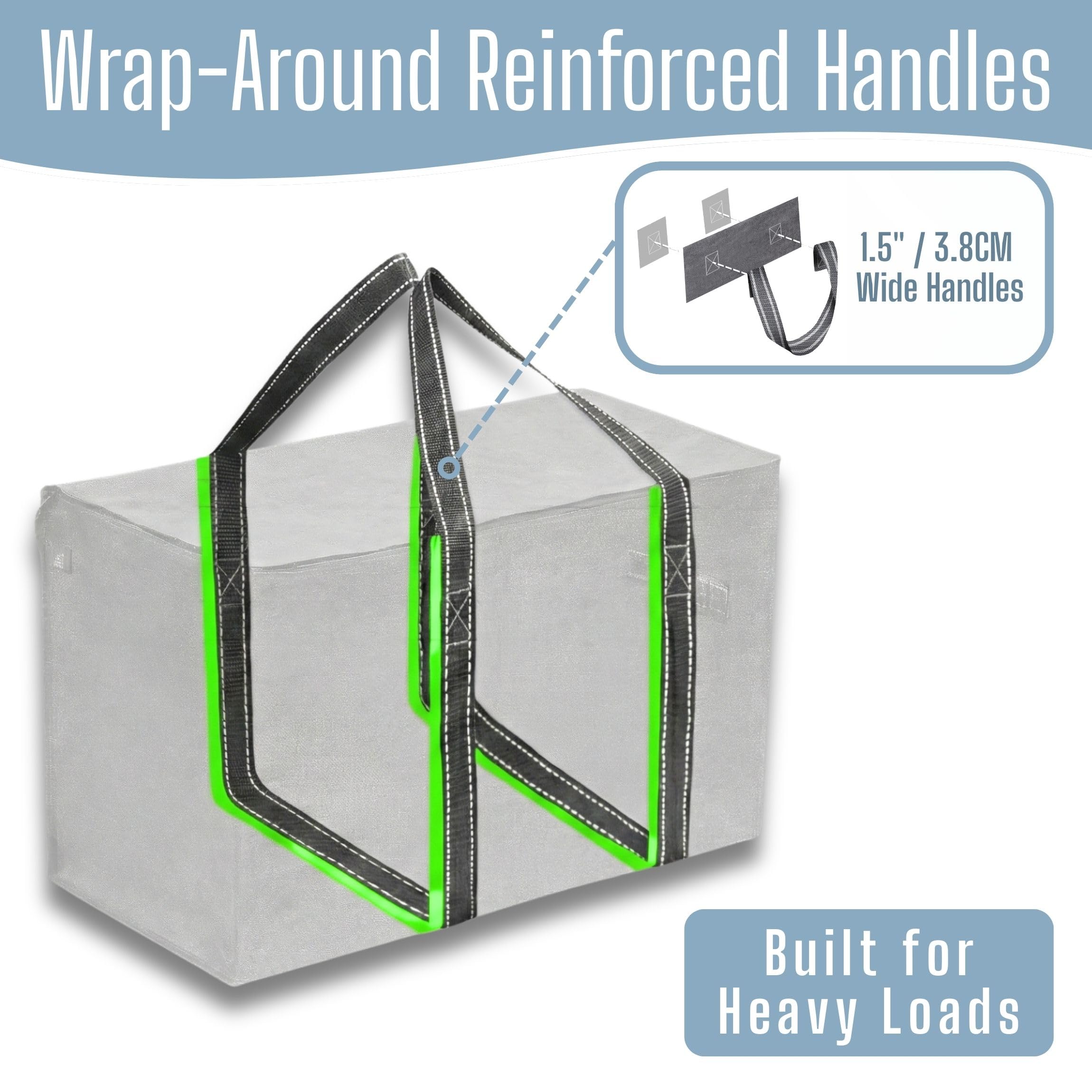 VENO handle and zipper close-up highlighting reinforced handles and smooth zippers