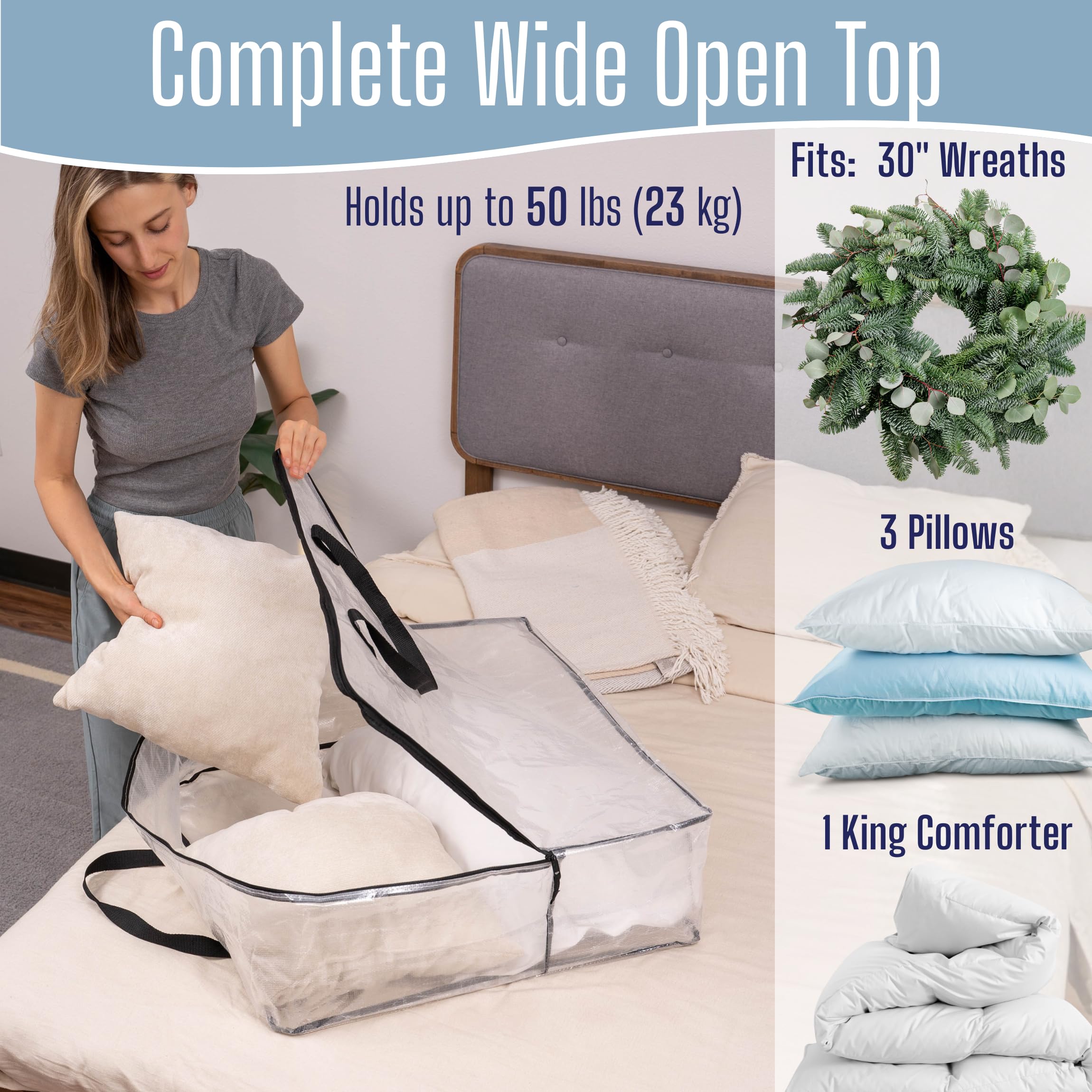 VENO reinforced handles and dual zippers for secure carrying