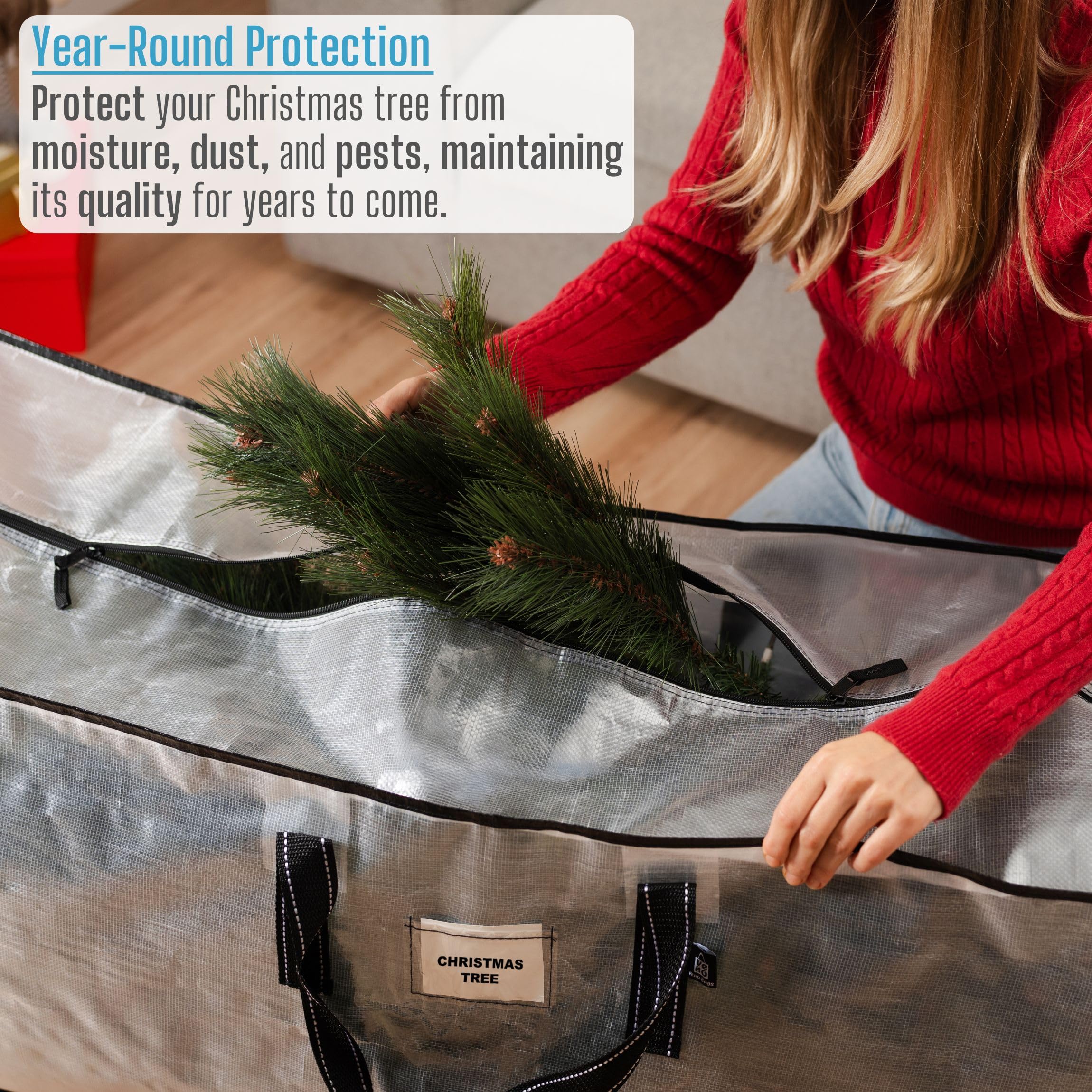 VENO clear label pocket with tag for quick identification next season