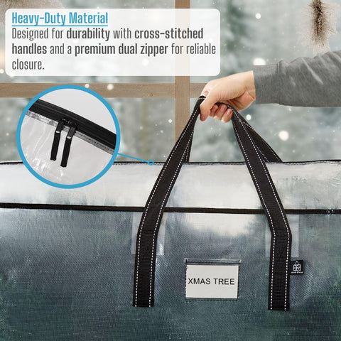 VENO storage bag placed in closet showing organized seasonal storage