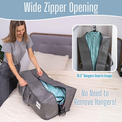 VENO bag filled with bedding to show oversized capacity benefit