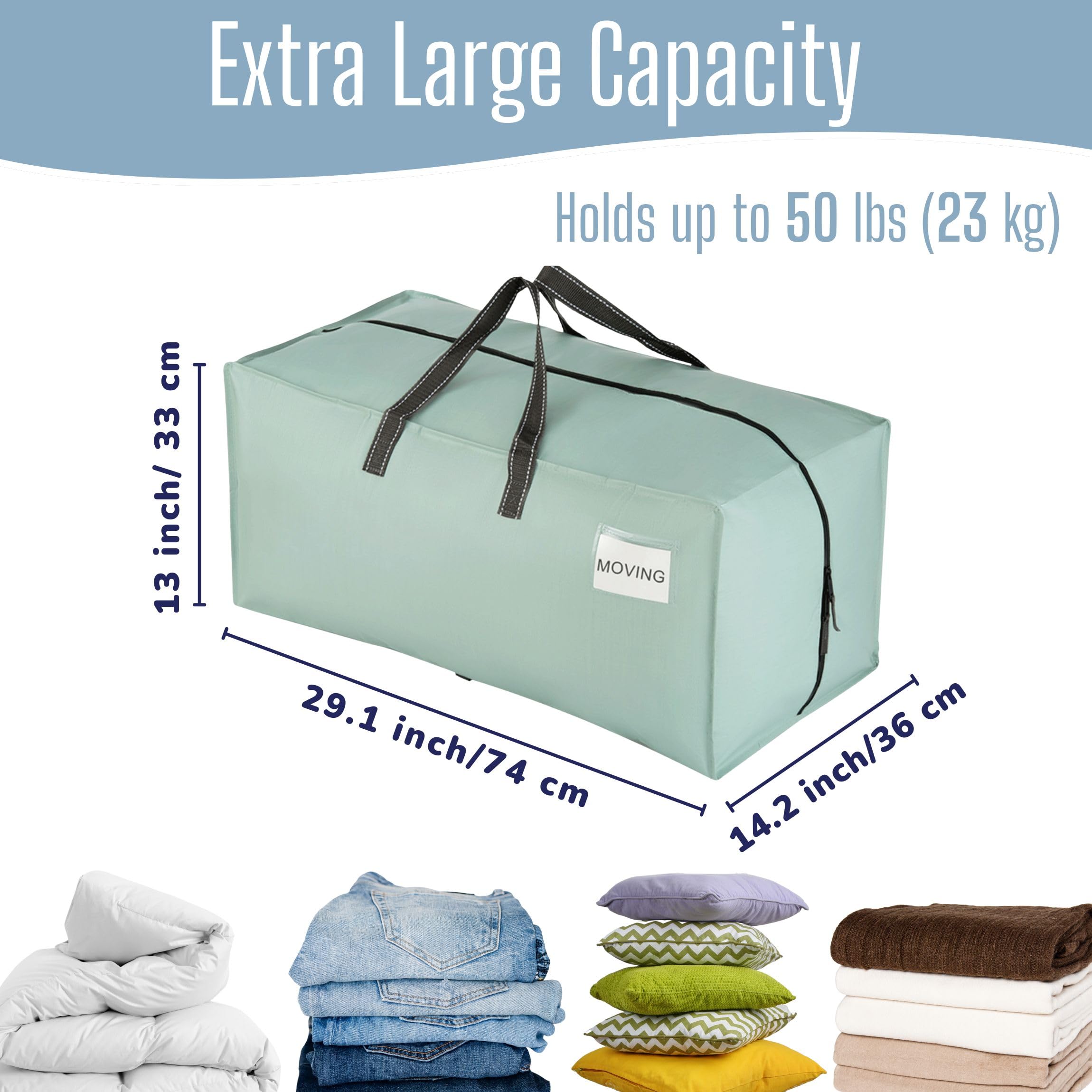 VENO heavy-duty zipper and reinforced handle detail proving reliable lifting