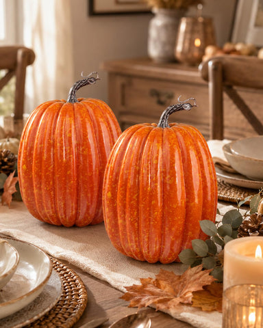 vensovo painted custom pumpkin example showing craft flexibility