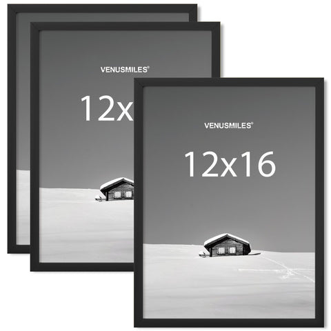 Venusmiles front view black frame showing sleek display and polished look