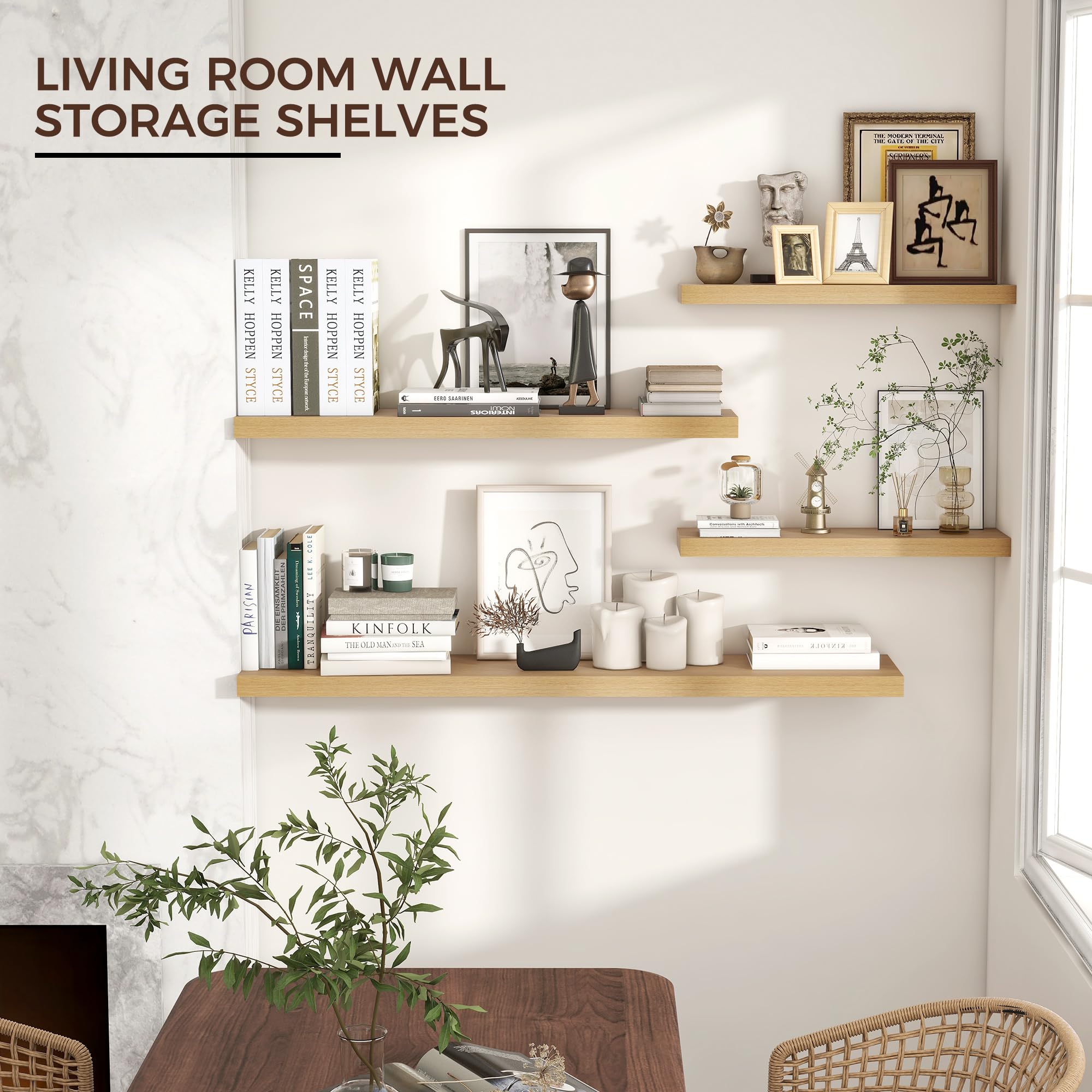 Venusmiles shelf holding books to show scale and practical storage capacity