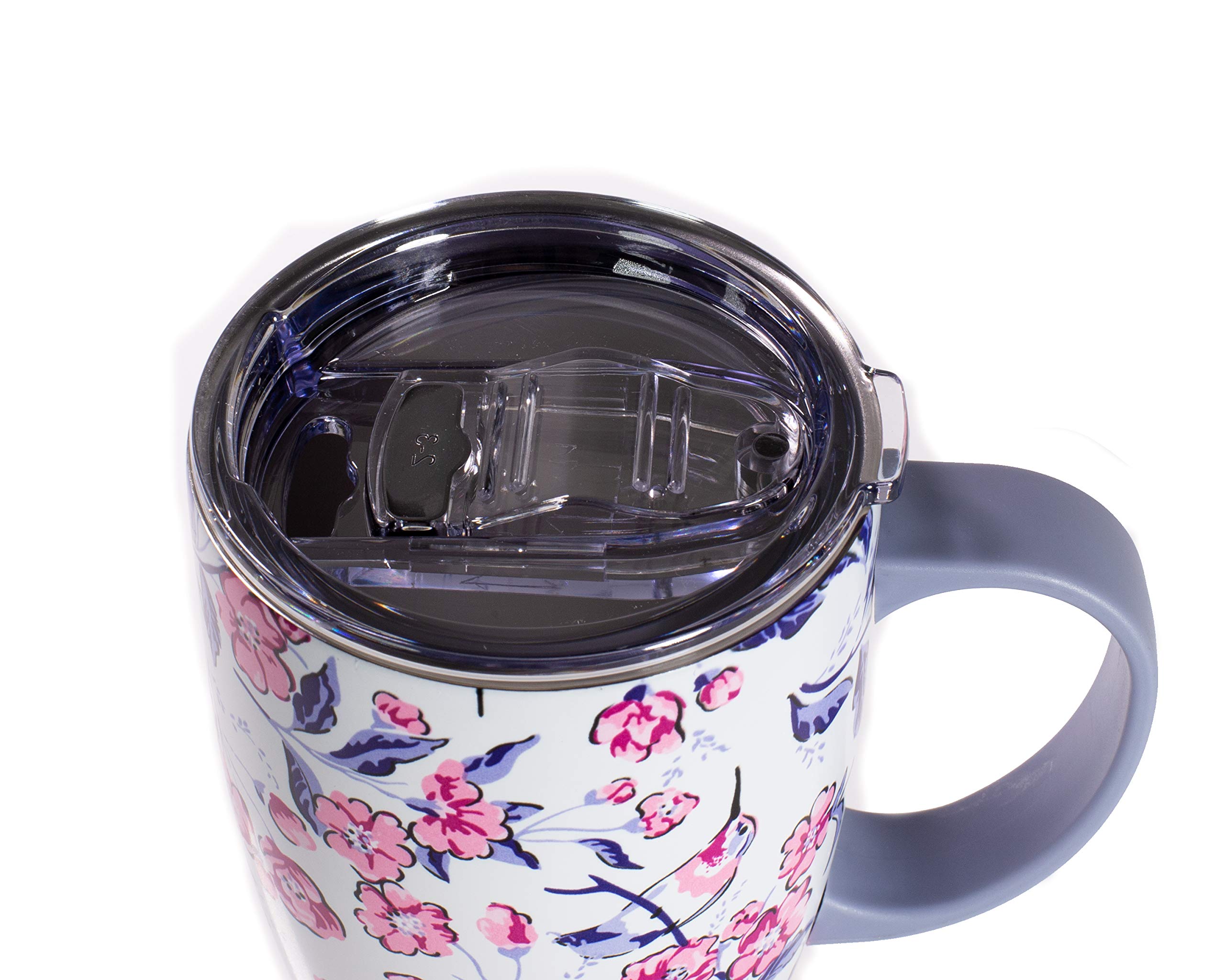 Vera Bradley close up of floral pattern highlighting durable print finish